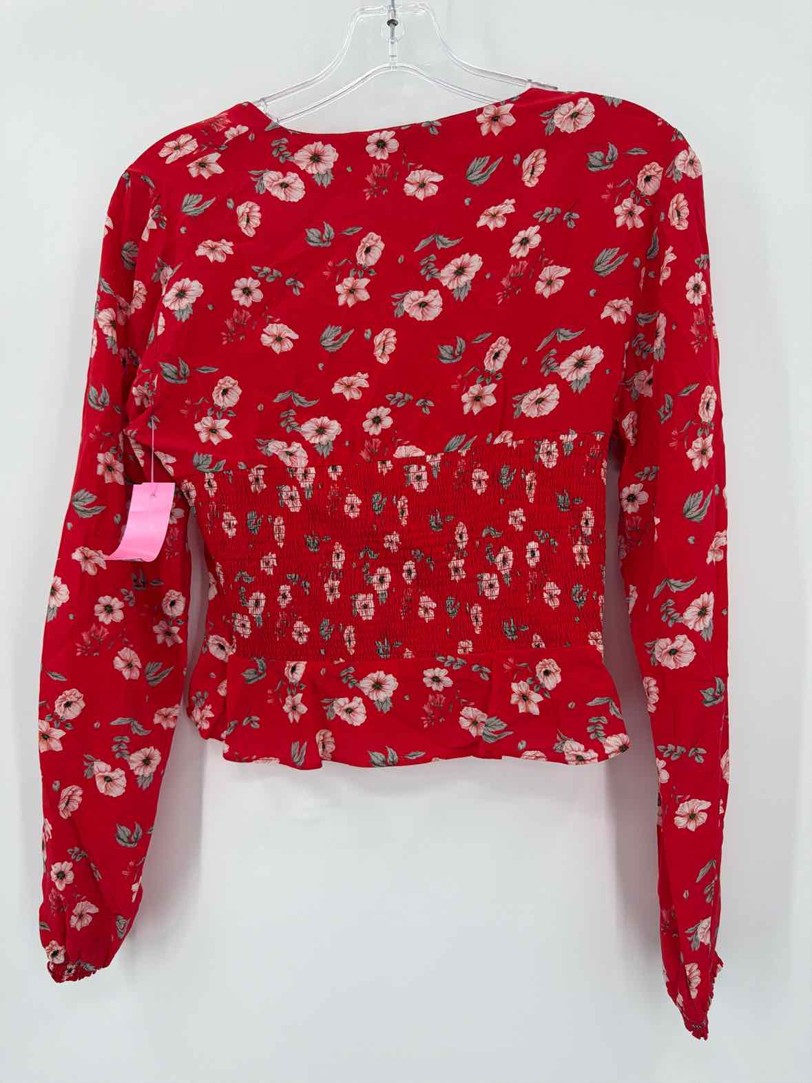 Pre-Owned Intermix Red Size 4 Blouse | True Fashionistas.