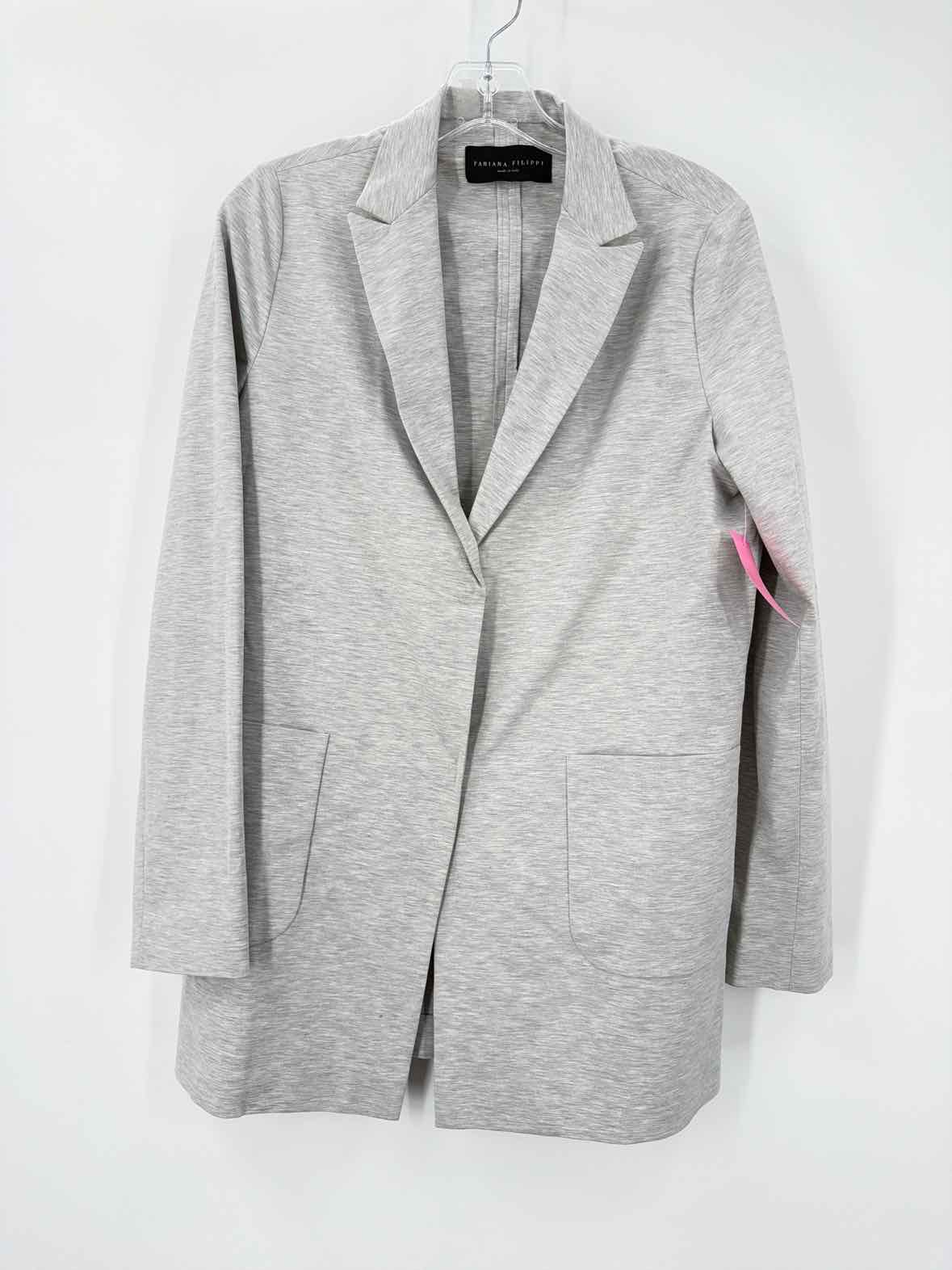 Pre-Owned Fabiana Filippi Grey Size Medium Blazer | True Fashionistas.