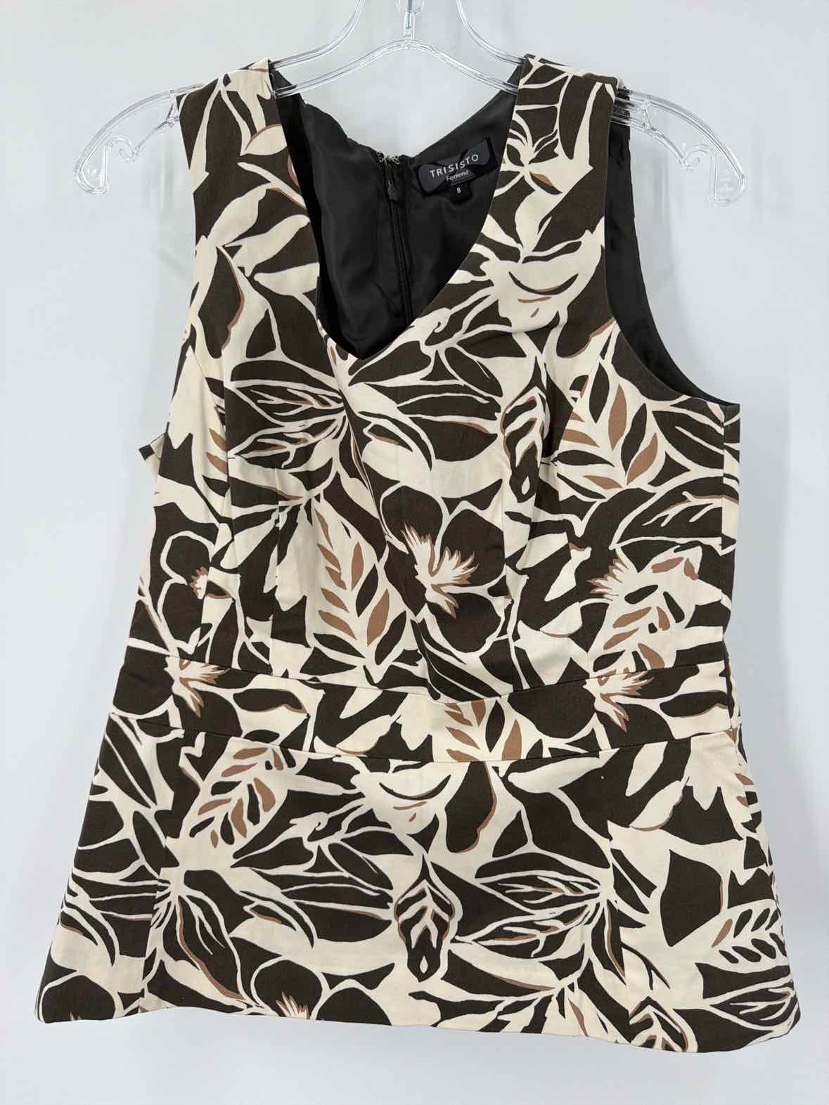 Pre-Owned Trisisto Femme Brown Size 8 Tank Top | True Fashionistas.