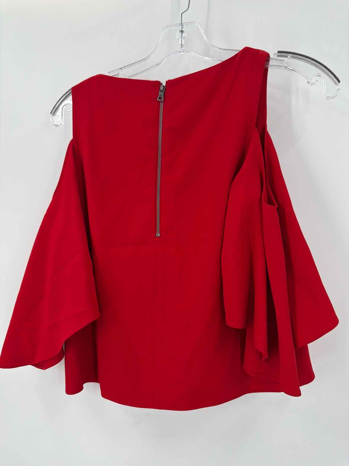 Pre-Owned Alice + Olivia Red Size 6 Blouse | True Fashionistas.