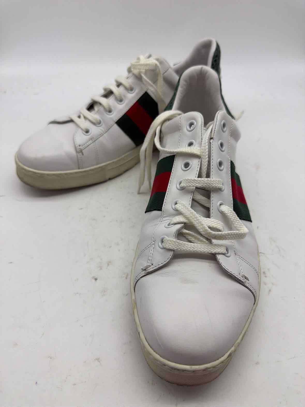 Pre-Owned Gucci White 9 Ace Sneaker Men's Sneakers | True Fashionistas.