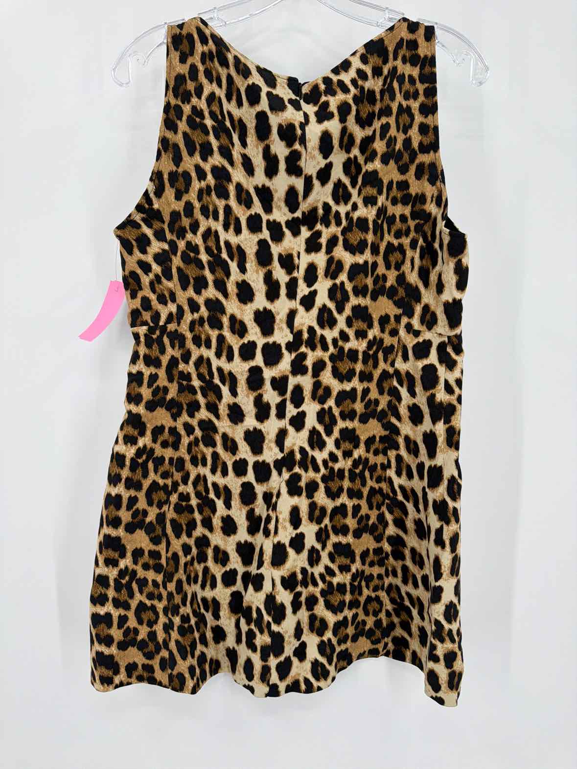 Pre-Owned Zara Brown Size Large Leopard Short Sleeveless Dress | True Fashionistas.