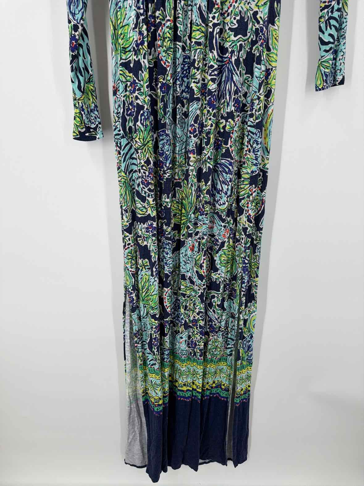 Pre-Owned Lilly Pulitzer Navy Size XS Long Long Sleeve Dress | True Fashionistas.