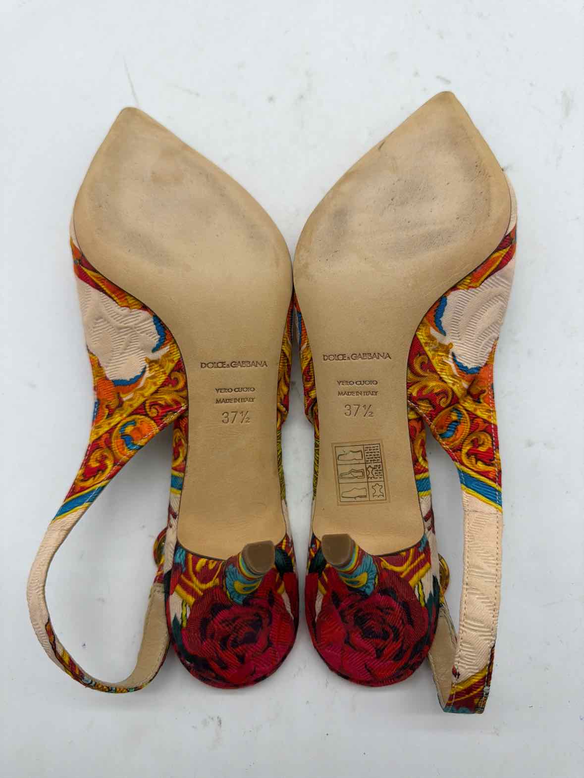 Pre-Owned Dolce & Gabbana Pink Size 7.5 Slingback Heels | True Fashionistas.