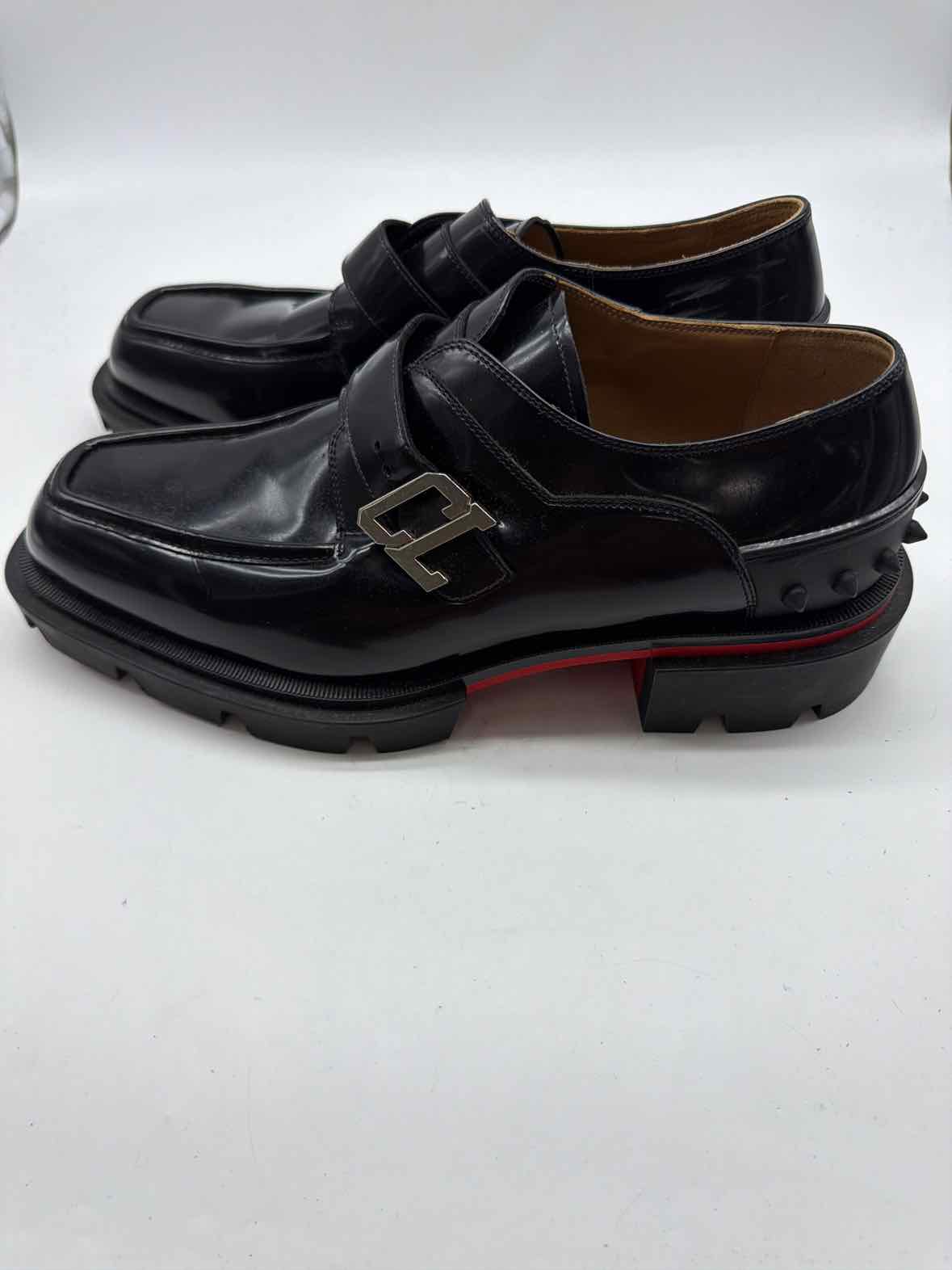 Pre-Owned Christian Louboutin Black 43 Loafer Men's Slip On | True Fashionistas.