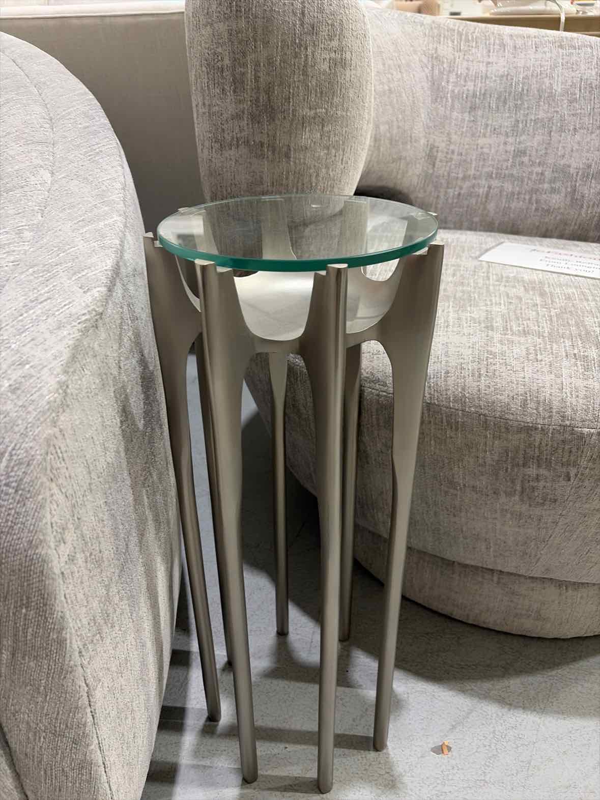 Silver Metal Living Room Drink Table | True Fashionistas.