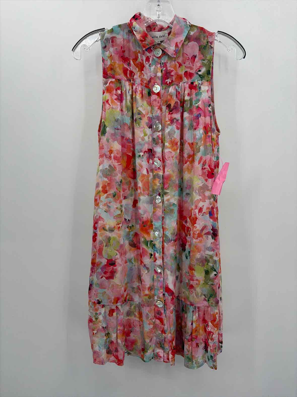Pre-Owned Bella Dahl Pink Size XS Knee Length Sleeveless Dress | True Fashionistas.