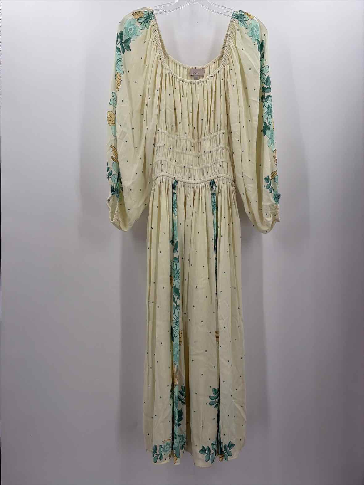 Pre-Owned Loft Yellow Size XS Maxi Long Sleeve Dress | True Fashionistas.