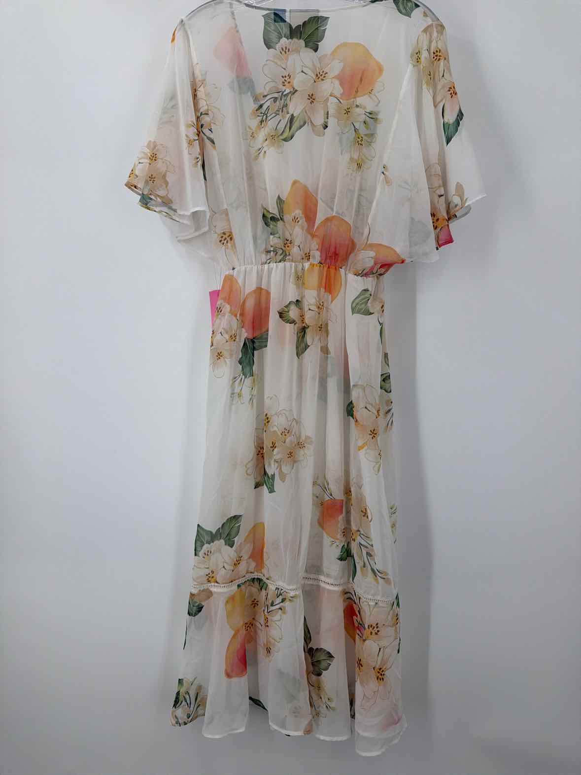Pre-Owned Farm Rio For Anthropologie White Size Small Coverup | True Fashionistas.