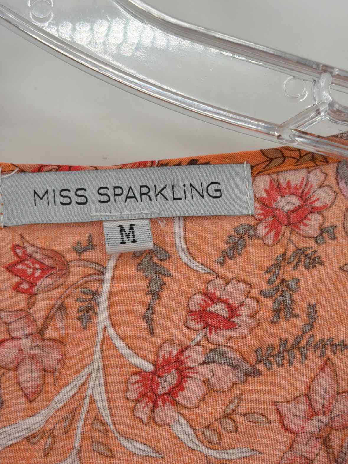 Pre-Owned Miss Sparkling Orange Size Medium Blouse | True Fashionistas.