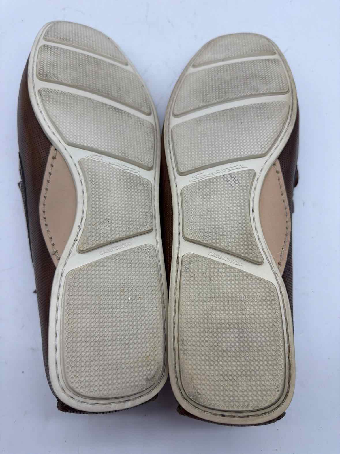 Pre-Owned Santorini Brown 12 Slip On Men's Dress Shoes | True Fashionistas.