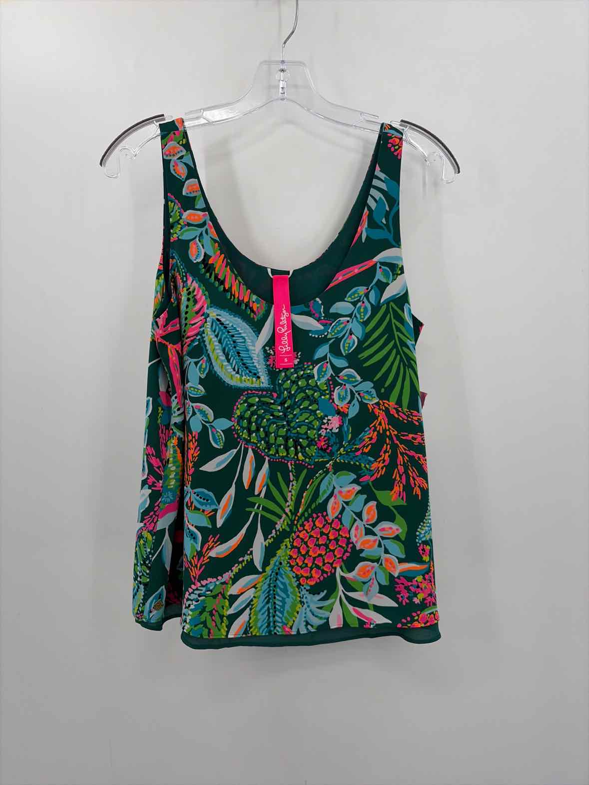 Pre-Owned Lilly Pulitzer Green Size Small Tank Top | True Fashionistas.