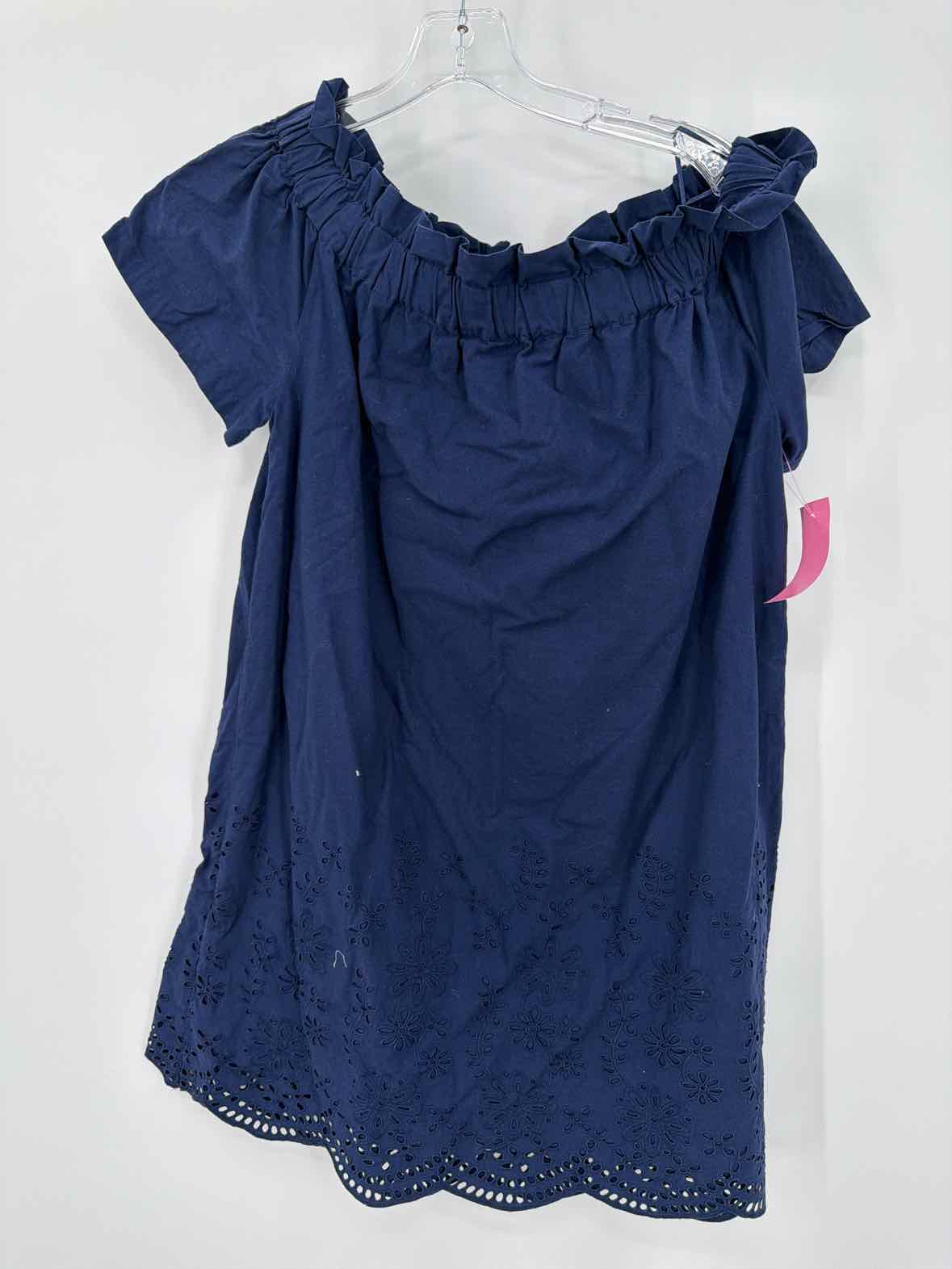 Pre-Owned Vineyard Vines Navy Size Small Short Short Sleeve Dress | True Fashionistas.