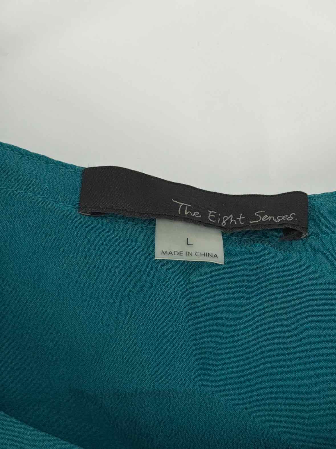 Pre-Owned The Eight Senses Blue Size Large Tank Top | True Fashionistas.