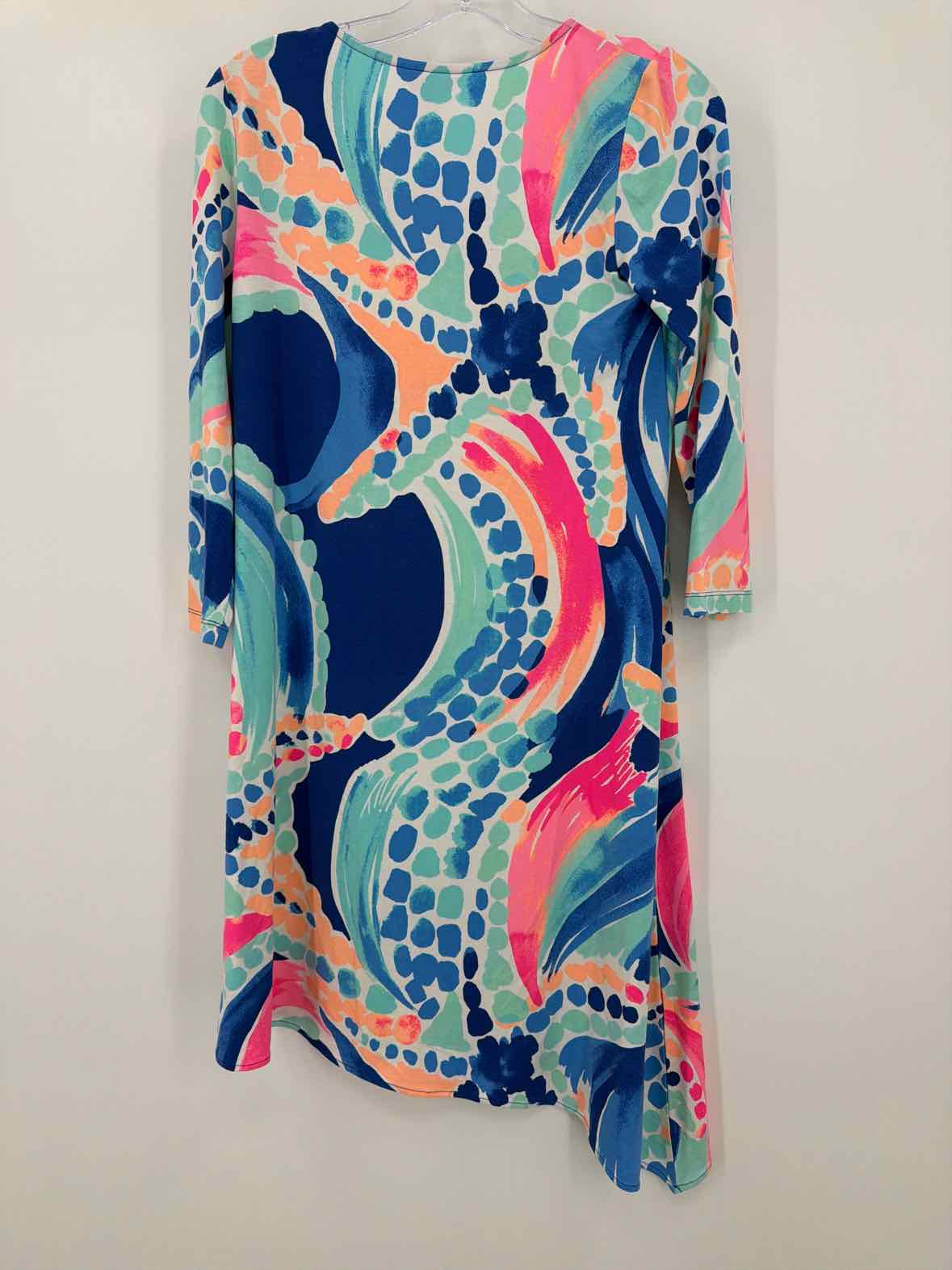 Pre-Owned Lilly Pulitzer Blue Size Small Short Long Sleeve Dress | True Fashionistas.