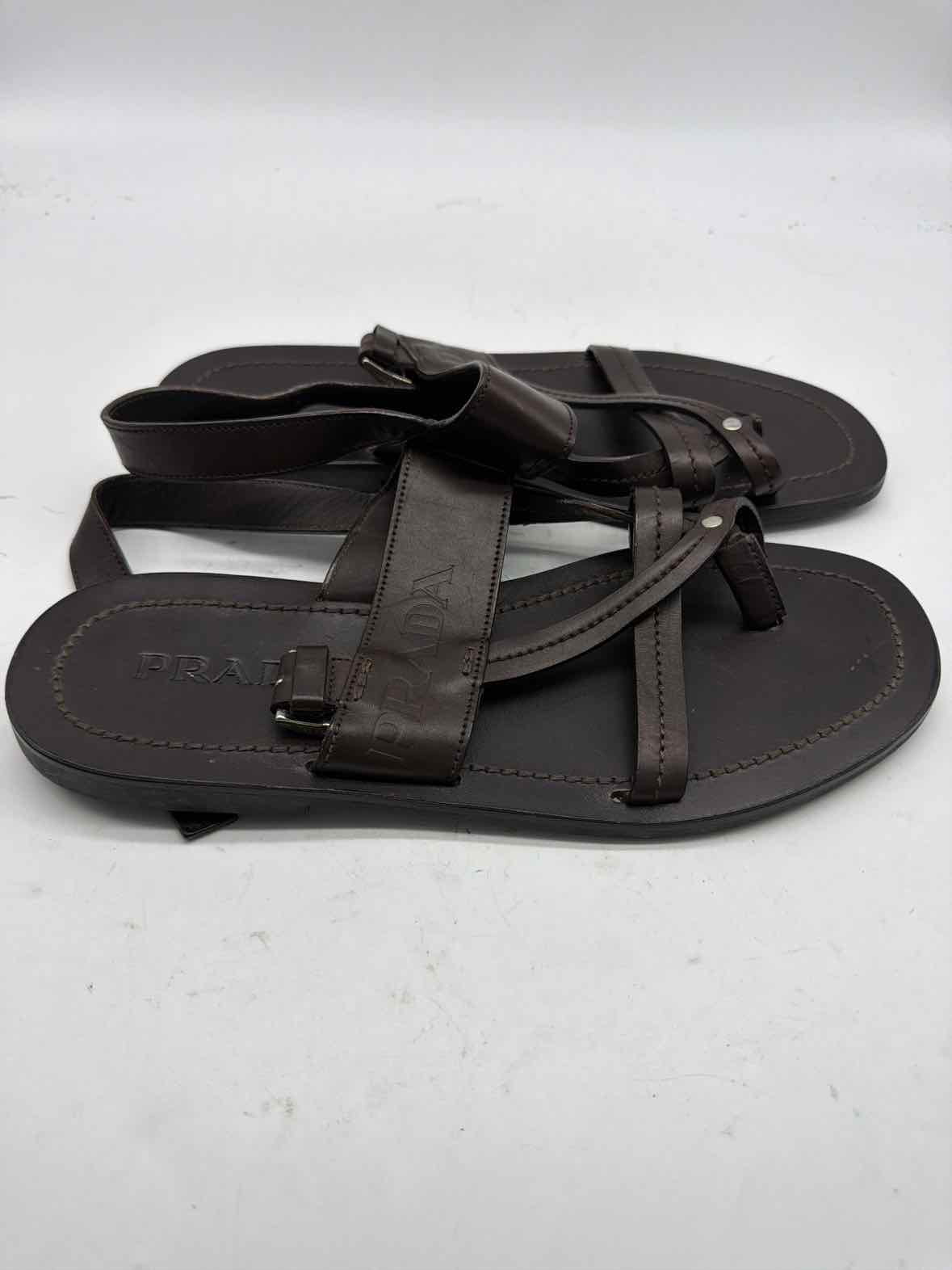 Pre-Owned Prada Brown 9 Men's Sandals | True Fashionistas.