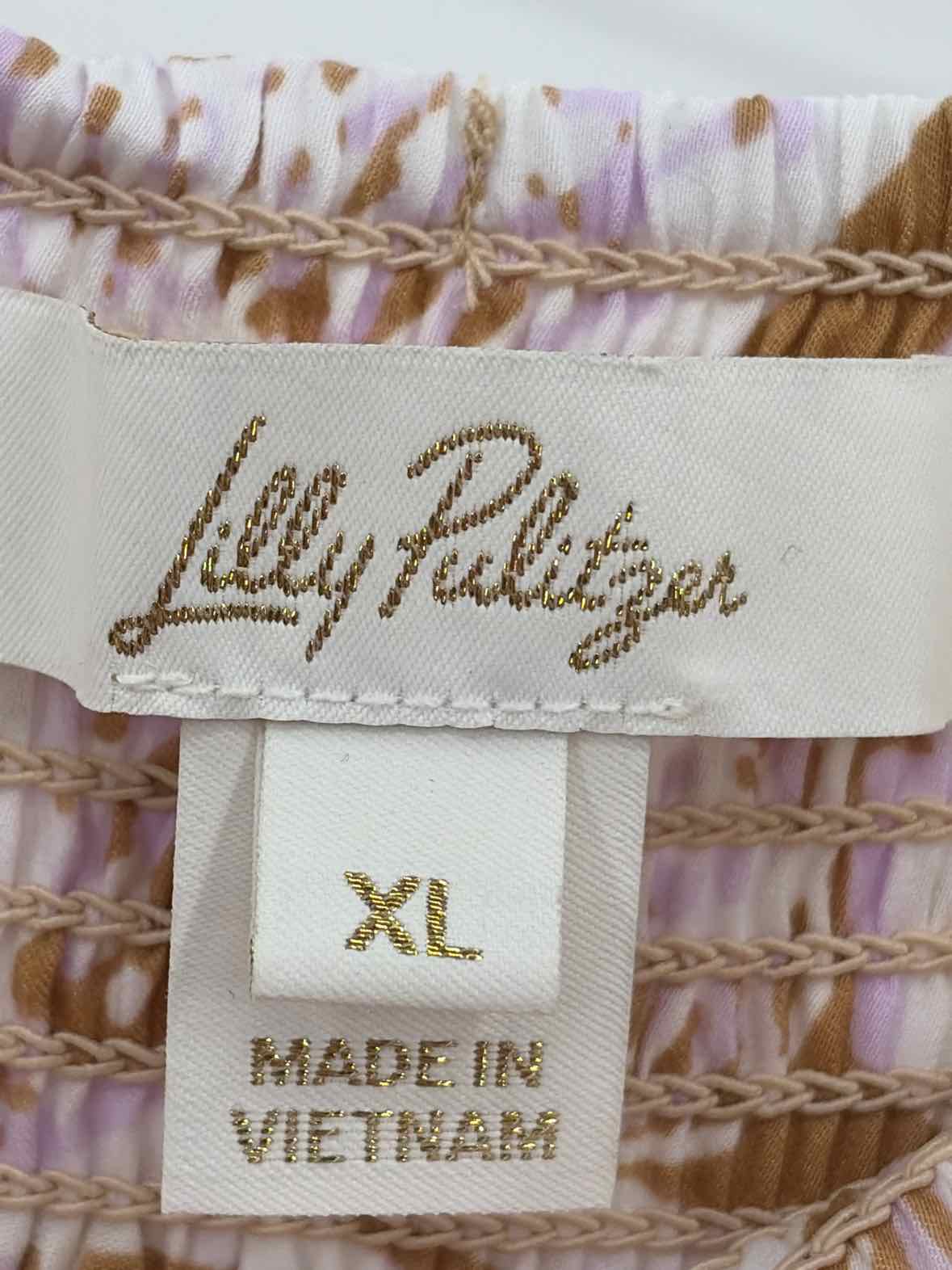 Pre-Owned Lilly Pulitzer Tan Size XL Pull On Pants | True Fashionistas.