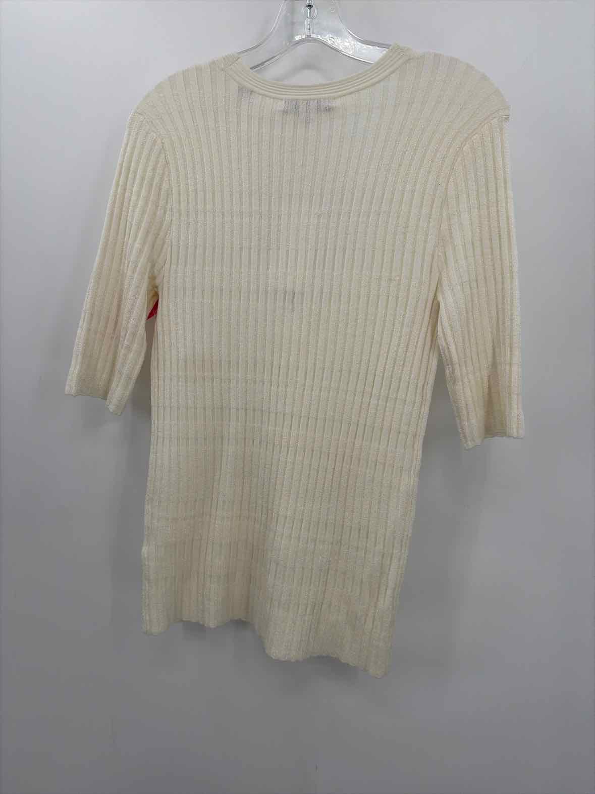 Pre-Owned Veronica Beard Ivory Size Large Cardigan Sweater | True Fashionistas.
