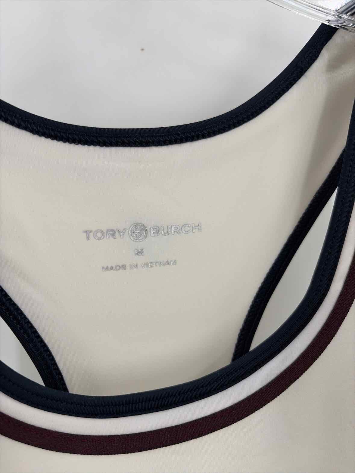 Pre-Owned Tory Burch Ivory Size Medium Short Sleeveless Dress | True Fashionistas.
