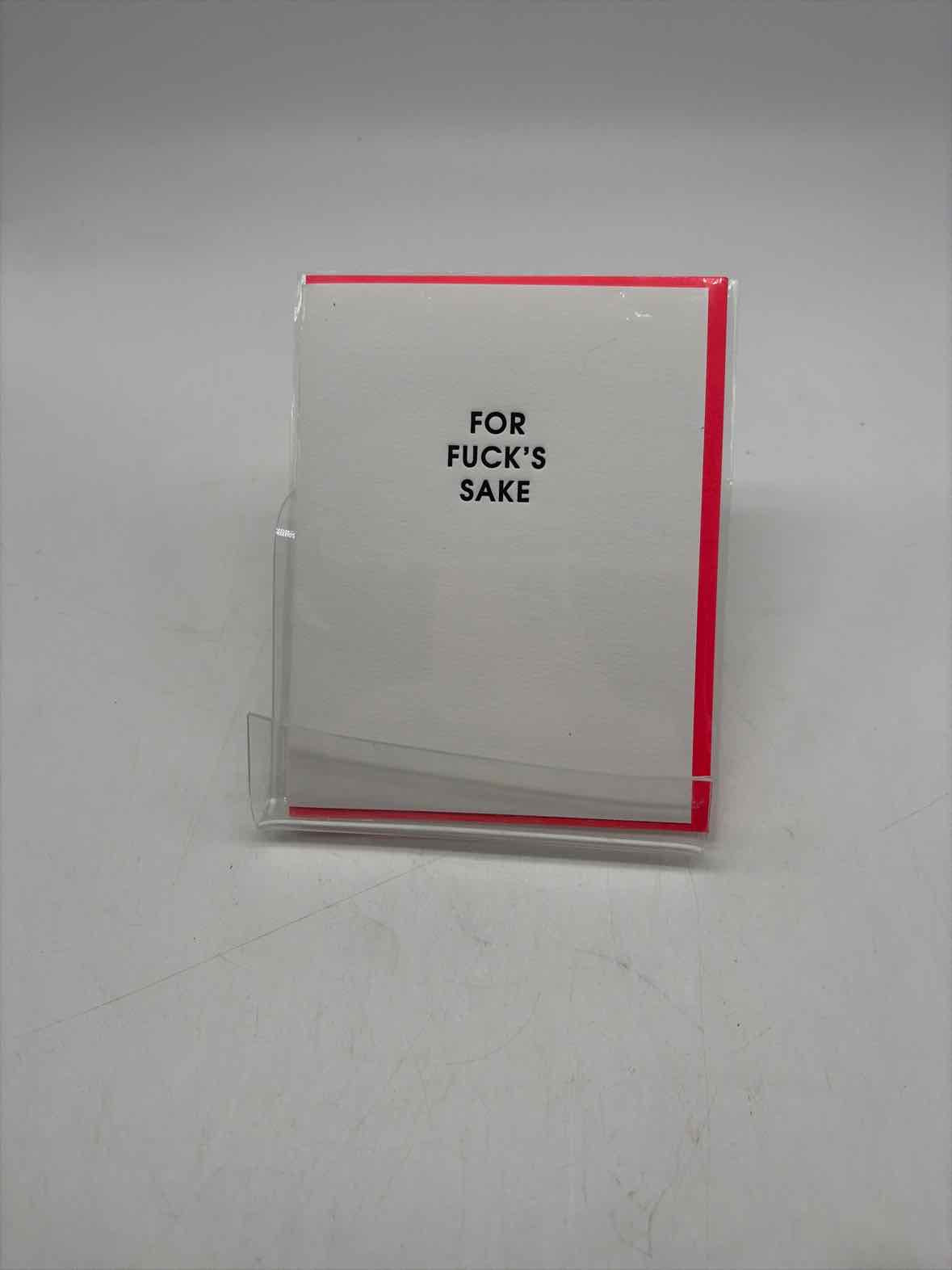 For F*#@ Sake Greeting Card | True Fashionistas.