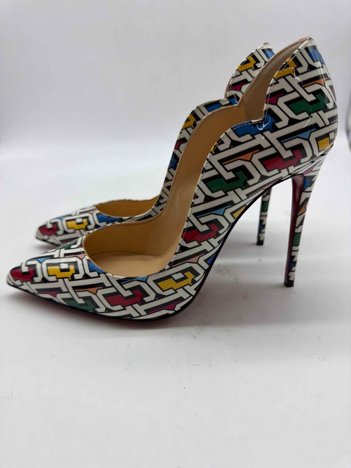 Pre-Owned Christian Louboutin Multi-Color Size 36.5 Stiletto Heels | True Fashionistas.