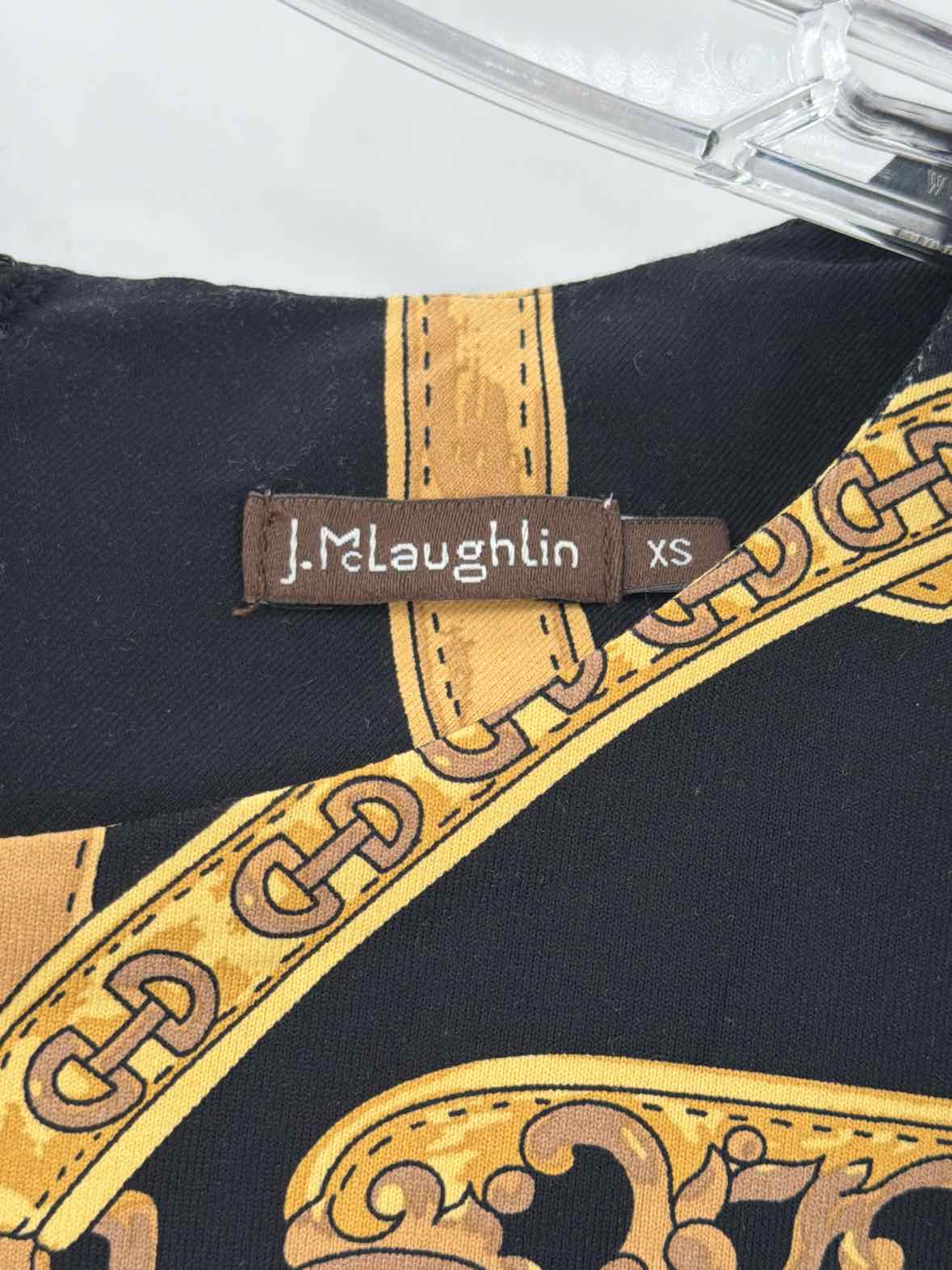 Pre-Owned J Mclaughlin Black Size XS Short Long Sleeve Dress | True Fashionistas.