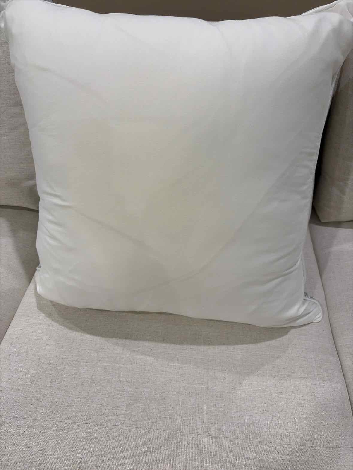 Hotel Collection Silver Metallic Thread Fabric Pillow | True Fashionistas.
