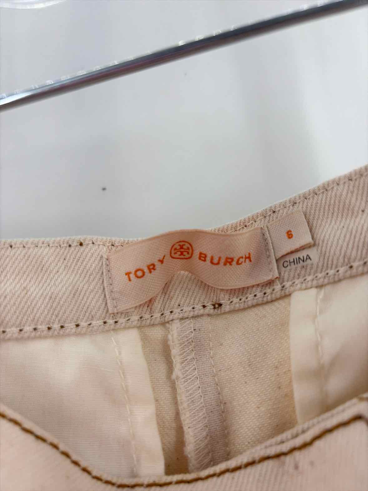 Pre-Owned Tory Burch Ivory Size 6 Casual Pants | True Fashionistas.