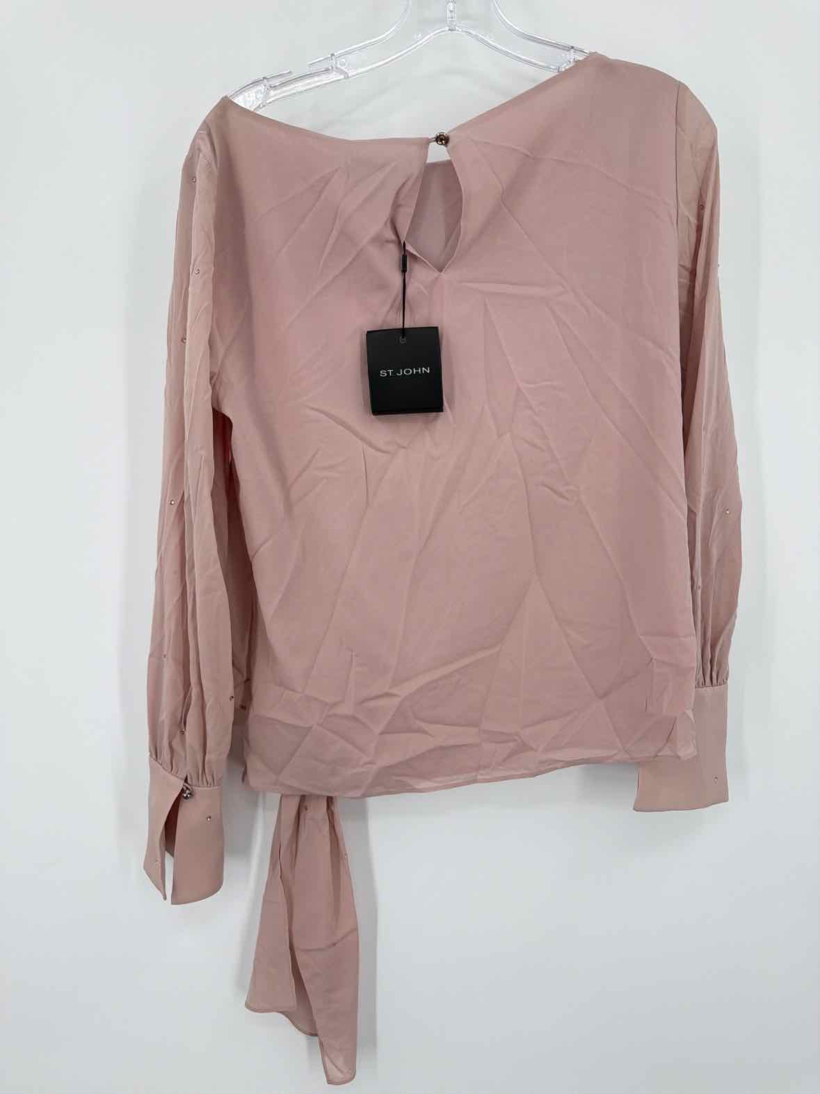Pre-Owned St John Purple Size 6 Blouse | True Fashionistas.