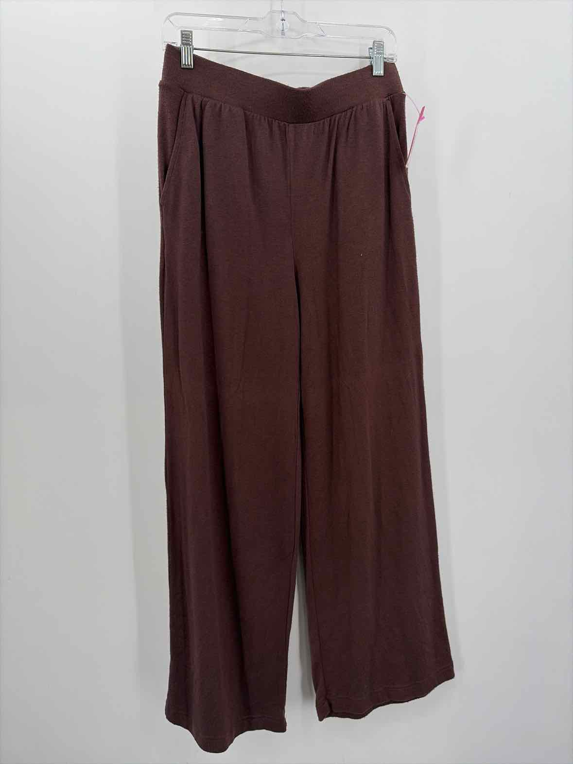 Pre-Owned Lou & Grey Brown Size Medium Wide Leg Pull On Pants | True Fashionistas.