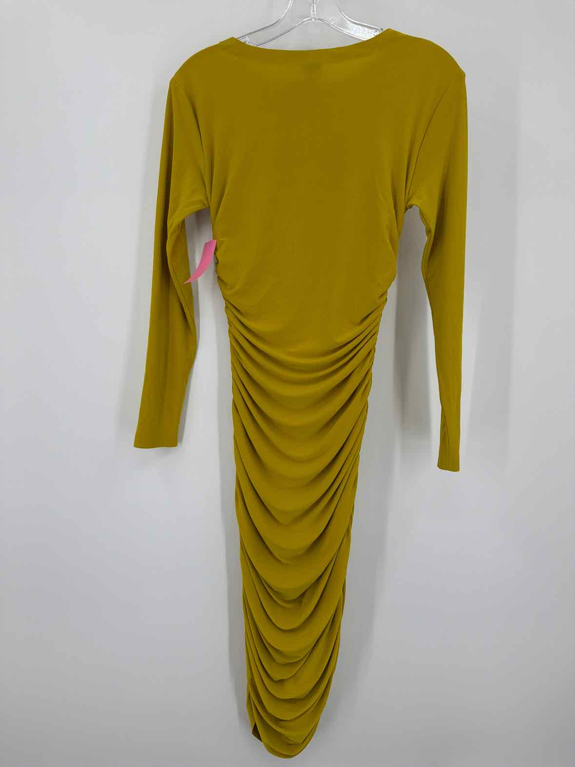 Pre-Owned Norma Kamali Yellow Size XS Long Long Sleeve Dress | True Fashionistas.