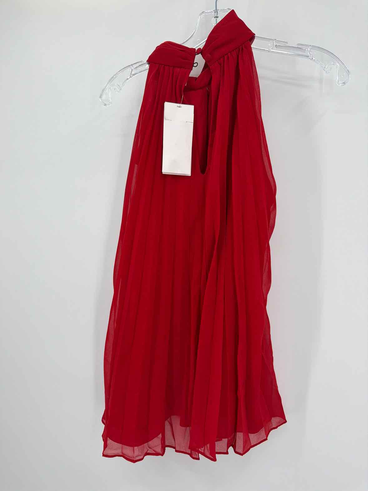 Pre-Owned Saloni Red Size 6 Tank Top | True Fashionistas.