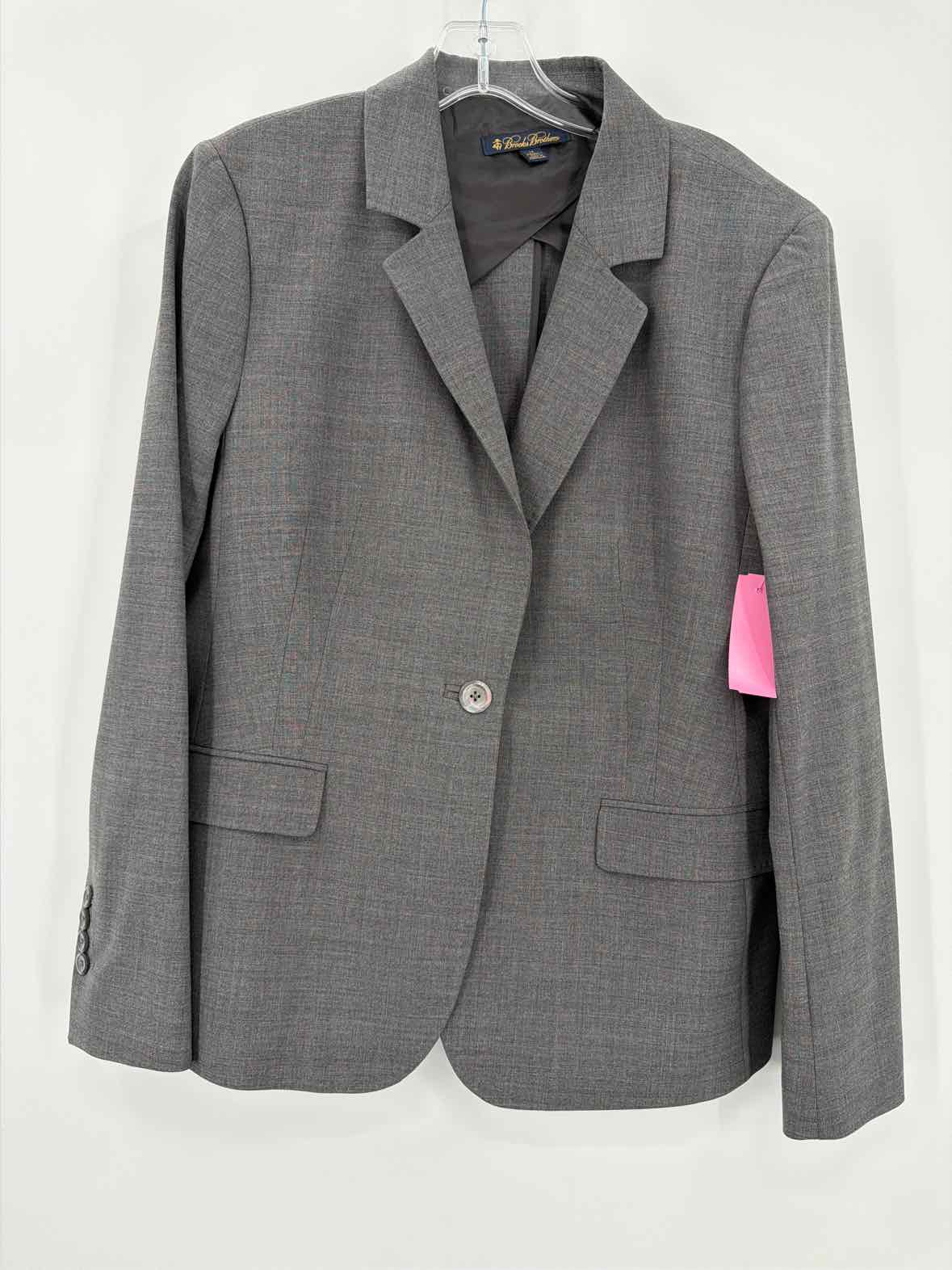 Pre-Owned Brooks Brothers Grey Size 14 Blazer | True Fashionistas.