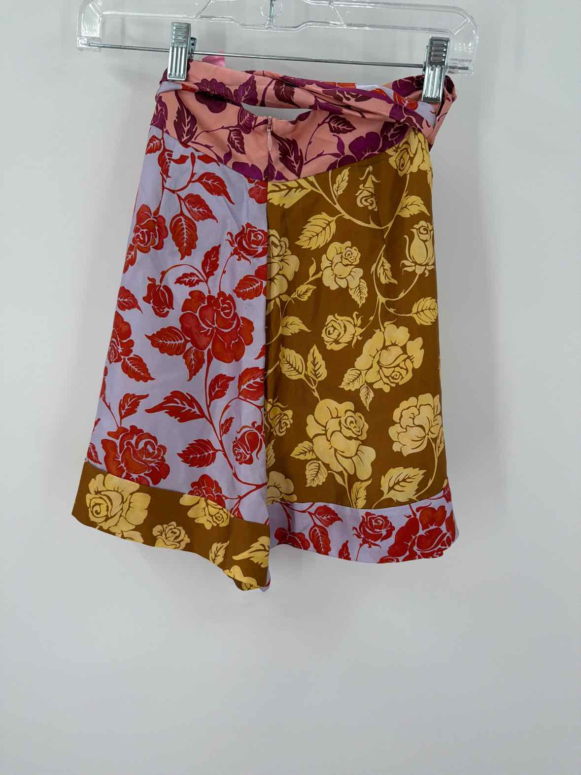 Pre-Owned Zimmermann Pink Size 1 Printed Shorts | True Fashionistas.