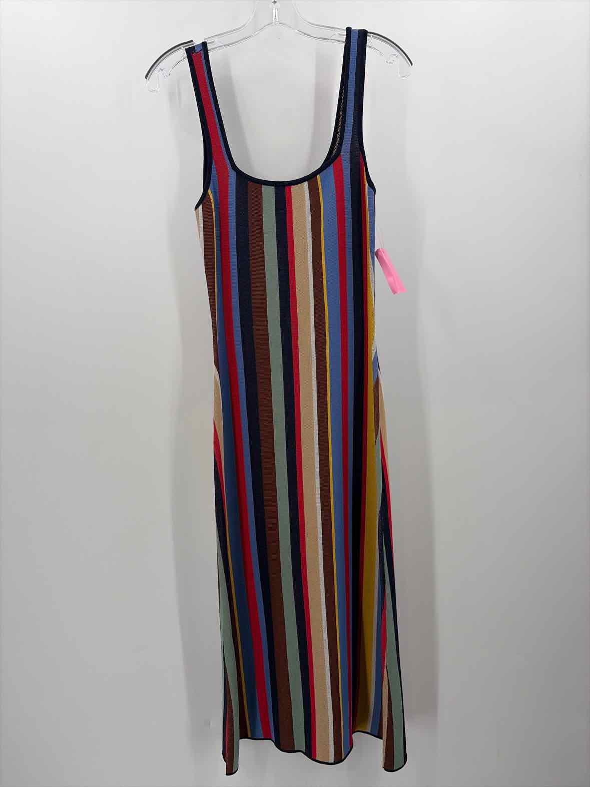 Pre-Owned Staud Navy Size Small Midi Sleeveless Dress | True Fashionistas.