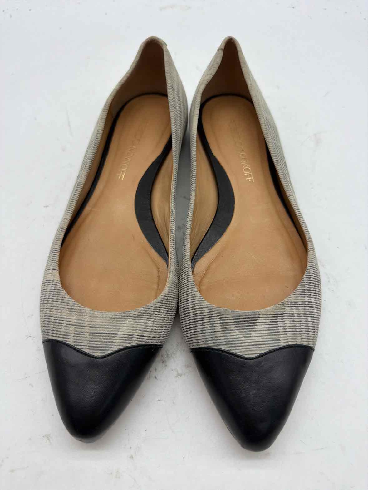Pre-Owned Rebecca Minkoff Black Size 7.5 Slip On Flats | True Fashionistas.