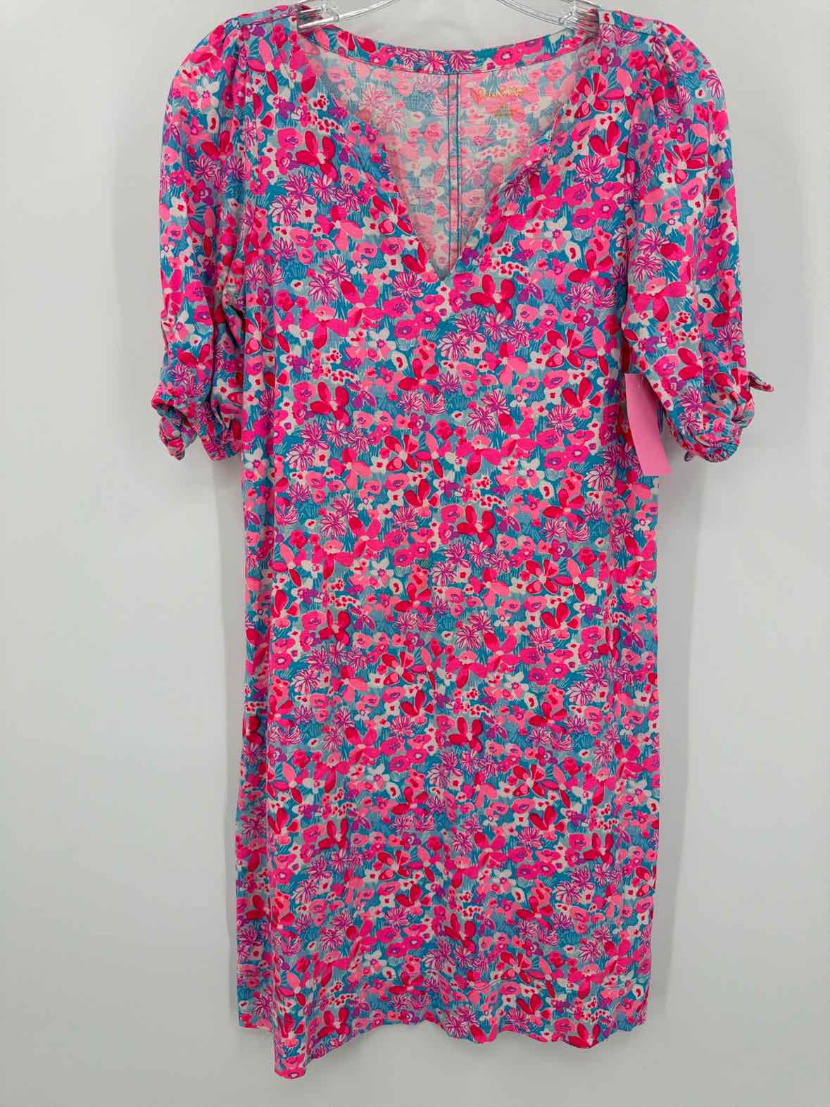 Pre-Owned Lilly Pulitzer Pink Size XS Short Short Sleeve Dress | True Fashionistas.