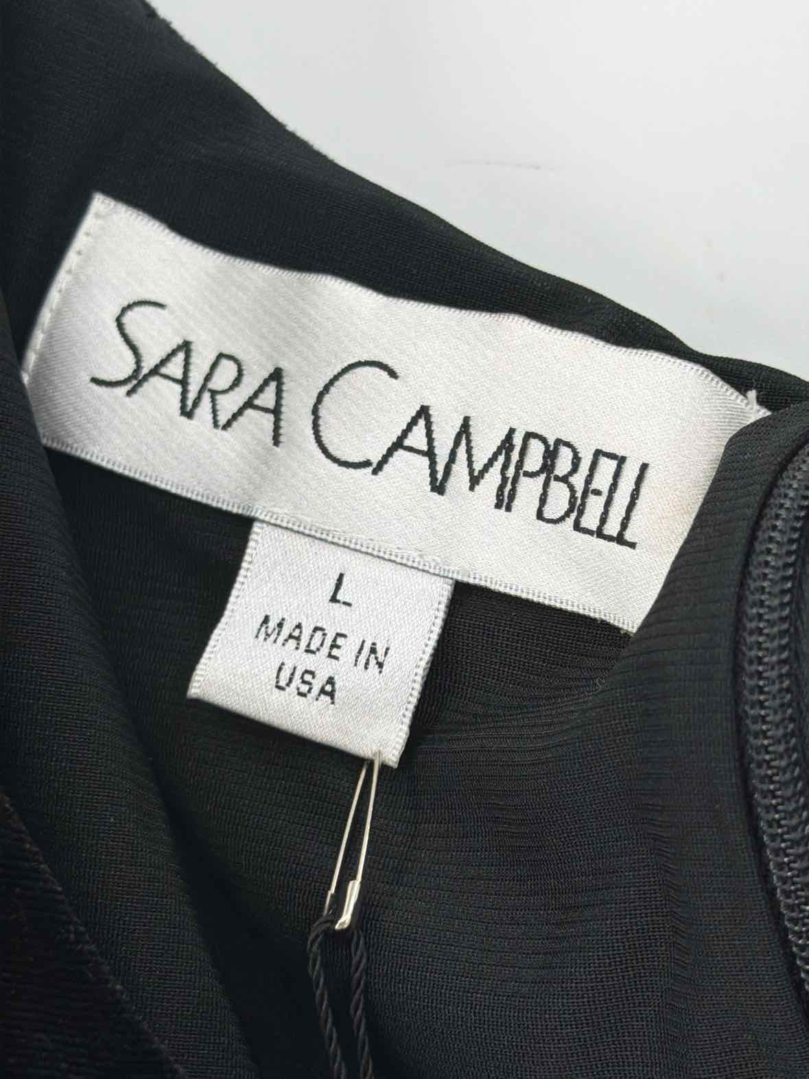 Pre-Owned Sara Campbell Black Size Large Velvet Long Sleeve Jumpsuit | True Fashionistas.