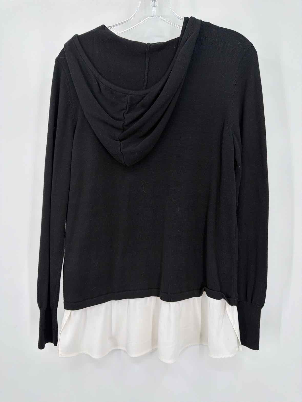 Pre-Owned Susan Graver Black Size Small Hoodie Sweater | True Fashionistas.