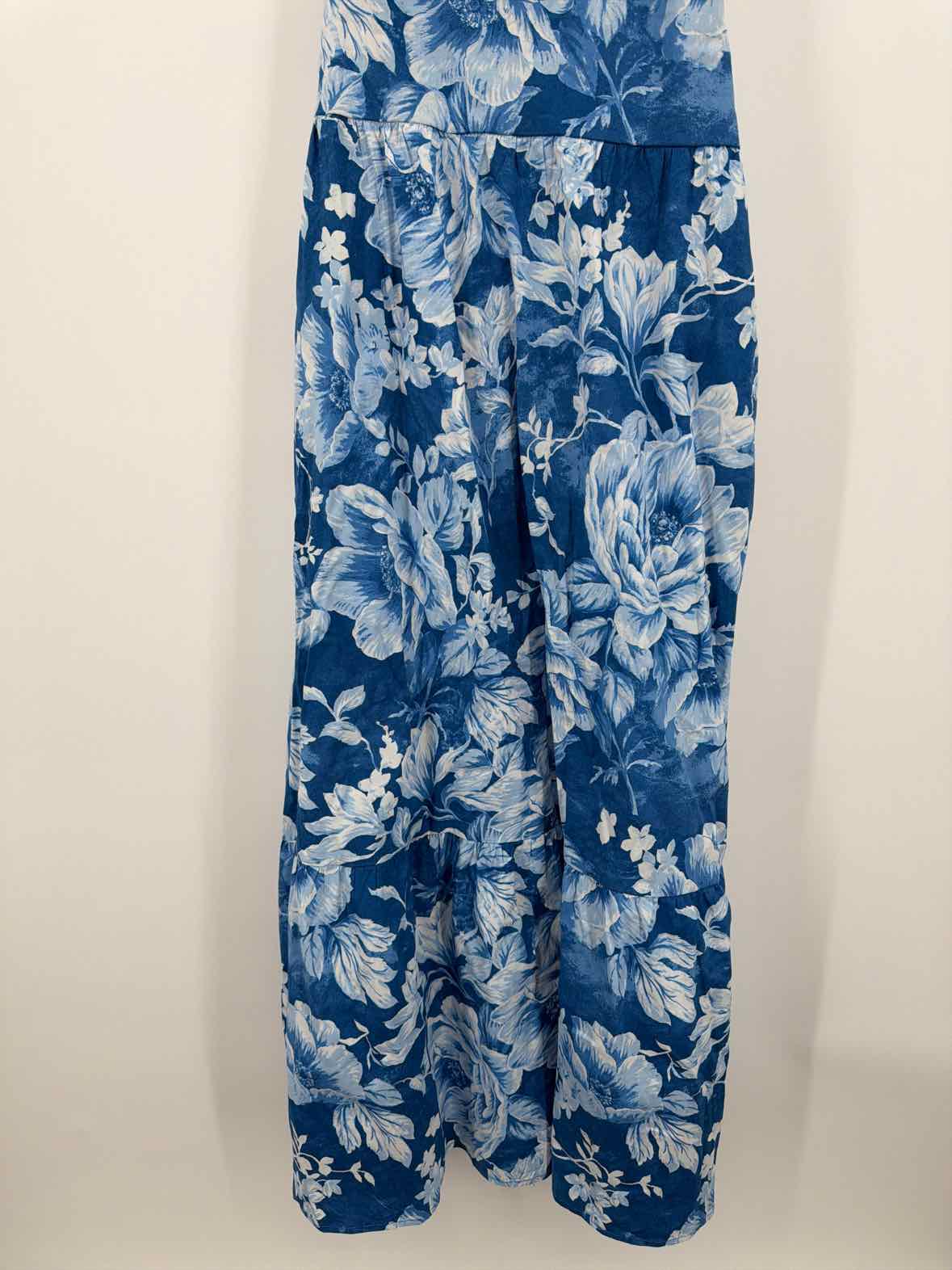 Pre-Owned Joie Blue Size 14 Long Sleeveless Dress | True Fashionistas.