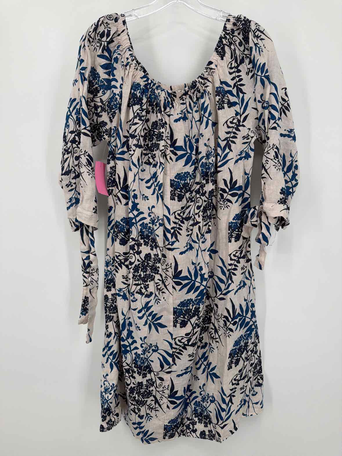 Pre-Owned Valentina Naldi Blue Size XL Short Long Sleeve Dress | True Fashionistas.