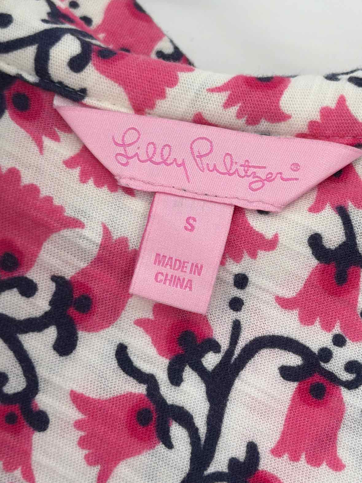 Pre-Owned Lilly Pulitzer Pink Size Small Polo | True Fashionistas.