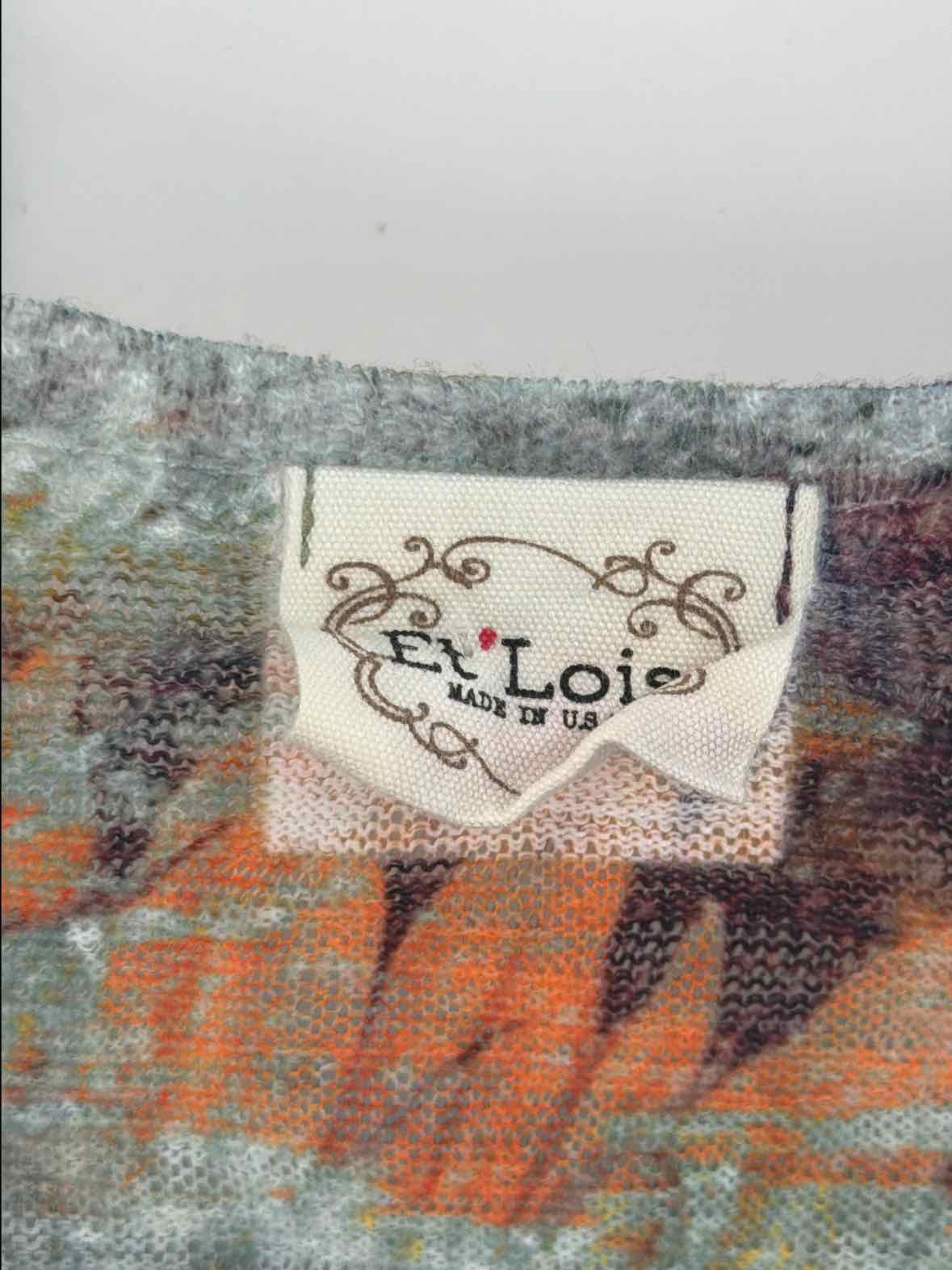 Pre-Owned Et Lois Blue Size 2X Sweater | True Fashionistas.