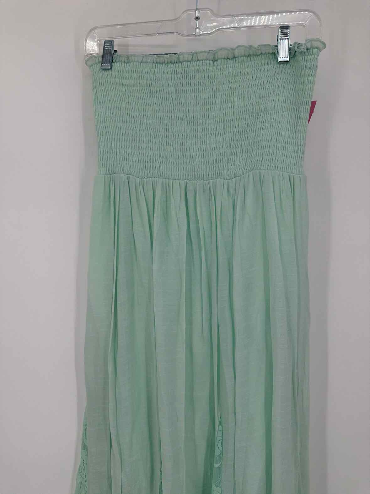 Pre-Owned Venus Blue Size Medium Long Strapless Dress | True Fashionistas.