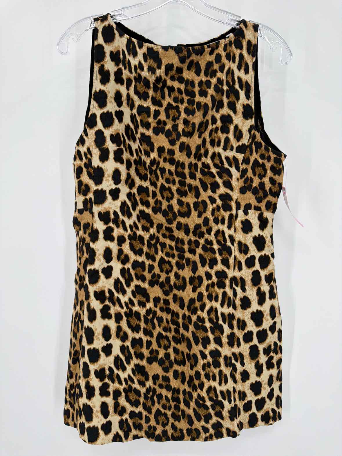 Pre-Owned Zara Brown Size Large Leopard Short Sleeveless Dress | True Fashionistas.