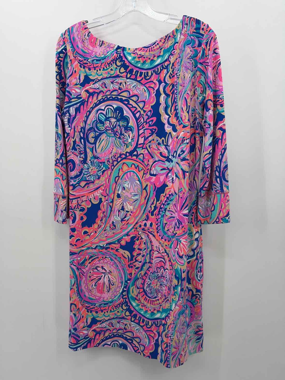 Lilly Pulitzer Pink Size Large Short Long Sleeve Dress | True Fashionistas.