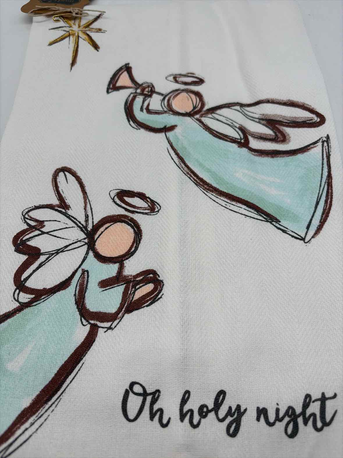 White Christmas Angels Towel | True Fashionistas.