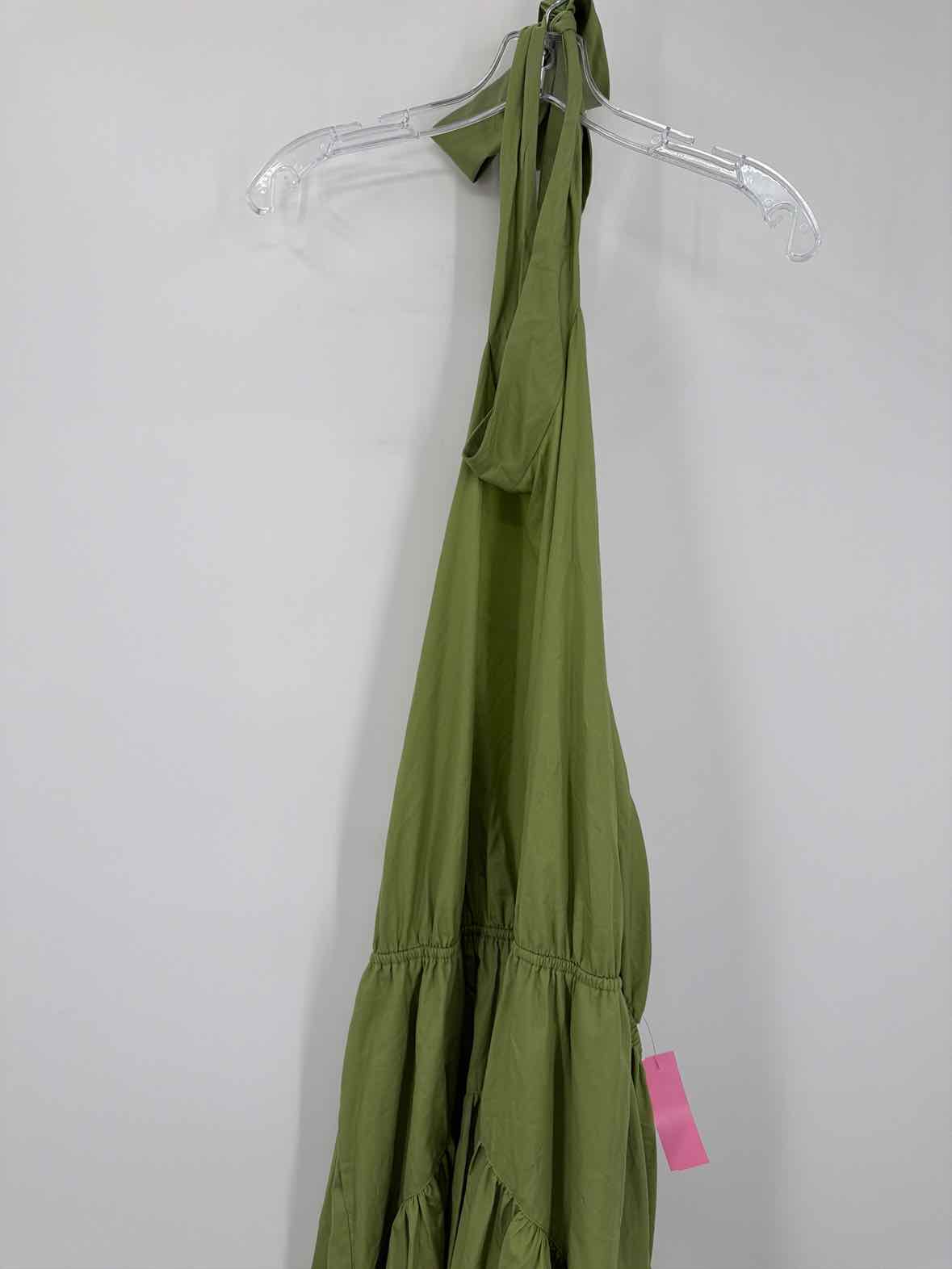 Pre-Owned Vince Green Size XL Long Sleeveless Dress | True Fashionistas.