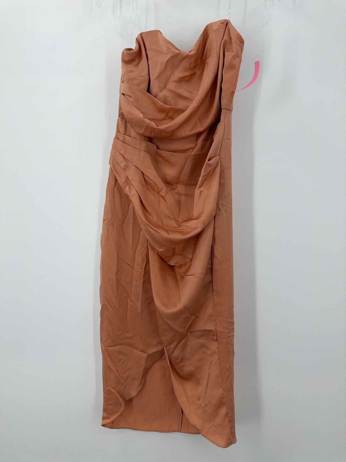 Pre-Owned Do + Be Tan Size Medium Short Strapless Dress | True Fashionistas.