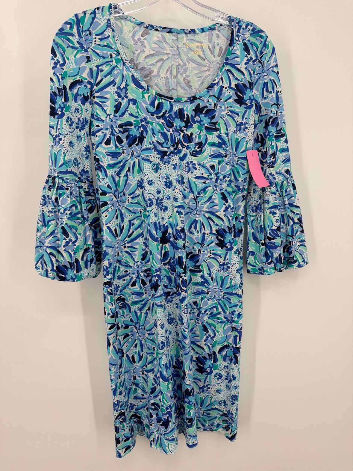 Pre-Owned Lilly Pulitzer Blue Size XXS Short Long Sleeve Dress | True Fashionistas.